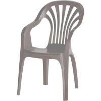 Sillon de resina Club wengue, 1 ud