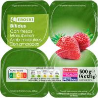 EROSKI BIACTIVE marrubiekin, sorta 4x125 g