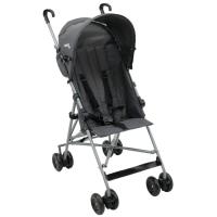 Silla de paseo ligera Moving antracita ASALVO Ligera y cómoda, fácil plegado. Peso máximo recomendado 15 kg.