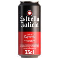 ESTRELLA GALICIA garagardo berezia, lata 33 cl