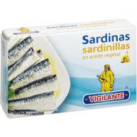 Sardinilla vegetal VIGILANTE, lata 65 g
