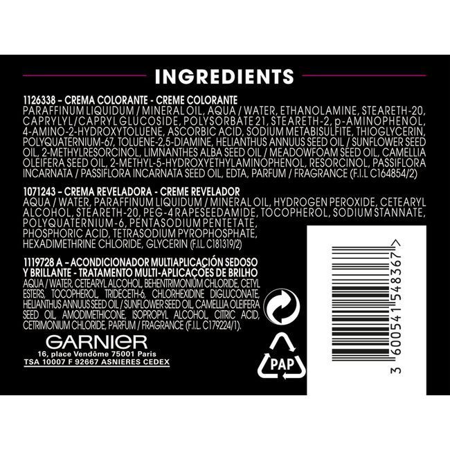 Tinte blonde N.7.3 golden OLIA, caja 1 ud