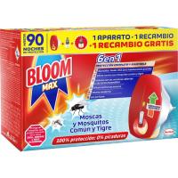 Insecticida eléctrico moscas-mosq BLOOM MAX, aparato + 2 rec.