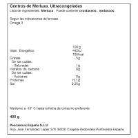 Centros de merluza PESCANOVA, caja 400 g