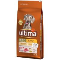 Alimento de buey&arroz para perro adulto ULTIMA, saco 12 kg
