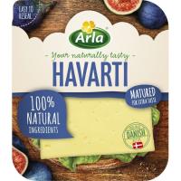 Queso Havarti Danés madurado ARLA, lonchas, bandeja 150 g