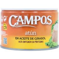 Atún en aceite de girasol CAMPOS, lata 400 g