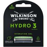 Cargador de afeitar WILKINSON HYDRO 3, pack 4 uds