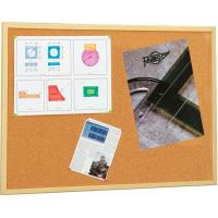 Tablero de corcho con marco de madera, 30x40 cm