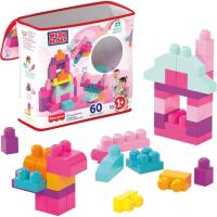 Bolsa 60 piezas 60 rosa, edad rec: 1-5 años MEGA BLOKS