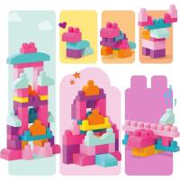 Bolsa 60 piezas 60 rosa, edad rec: 1-5 años MEGA BLOKS