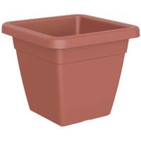 Maceta cuadrada Venezia, color terracota, pvc ARTEVASI, 30 cm
