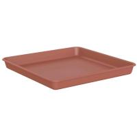 Plato para maceta cuadrado Venezia, color terracota, pvc ARTEVASI, 30 cm Plato para maceta cuadrado Venezia, color terracota, pvc ARTEVASI, 30 cm