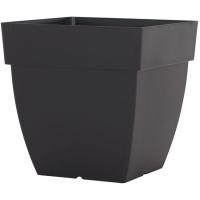 Maceta en pvc Capri, cuadrada, color antracita, 35 cm ARTEVASI, 1 ud Maceta en pvc Capri, cuadrada, color antracita, 35 cm ARTEVASI, 1 ud
