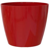 Maceta San Remo, color rojo, en pvc ARTEVASI, 14 cm Maceta San Remo, color rojo, en pvc ARTEVASI, 14 cm