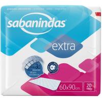 Extra protector 60x90 SABANINDAS, paquete 20 uds