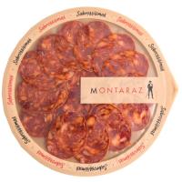 Plato de chorizo ibérico MONTARAZ, bandeja 90 g