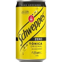 Tónica SCHWEPPES ZERO, lata 25 cl