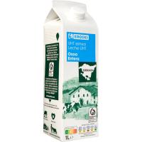 Leche entera del País Vasco EROSKI, brik 1 litro
