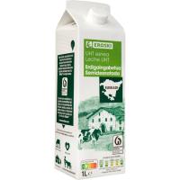 Leche semidesnatada del PaÍs Vasco EROSKI, brik 1 litro