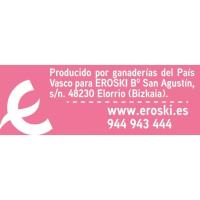 Leche desnatada del País Vasco EROSKI, brik 1 litro