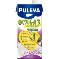 Preparado lácteo s/ lactosa PULEVA OMEGA3 PROESS., brik 1 litro