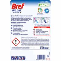 Limpiador wc poder activo azul BREF, pack2