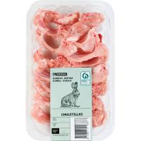 Chuletillas de conejo EROSKI, bandeja aprox. 300 g