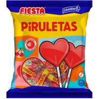 FIESTA bihotz formako piruleta, poltsa 91 g