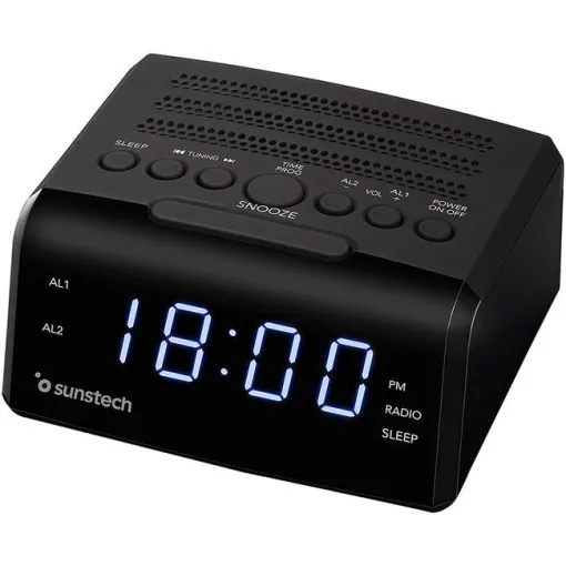 Radio despertador negro FRD35UBK SUNSTECH Radio despertador negro FRD35UBK SUNSTECH