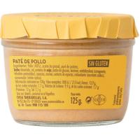 Paté de pollo CASA TARRADELLAS, frasco 125 g