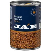 Lenteja cocida JA'E, lata 250 g