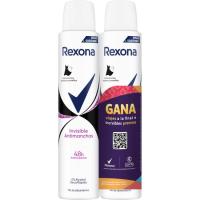 Desodorante para mujer Apa Diamond REXONA, pack 2x200 ml