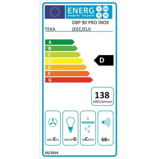 Campana extractora DBP 90 PRO inox TEKA