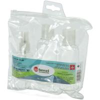 Neceser con 3 botes rellenables de plástico BZ3423 BENZI