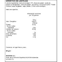 Cortezas de lentejas bio ECOCESTA, bolsa 65 g