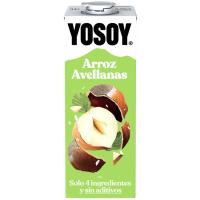 Bebida de arroz-avellana YOSOY, brik 1 litro Bebida de arroz-avellana YOSOY, brik 1 litro