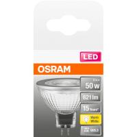 Bombilla tipo foco Led GU 5,3 8W 36° 2700k de luz cálida OSRAM, caja 1 ud