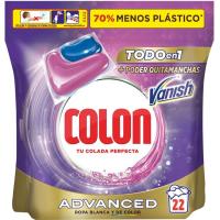 Detergente en cápsulas COLON VANISH ADVANCE, bolsa 22 dosis Detergente en cápsulas COLON VANISH ADVANCE, bolsa 22 dosis