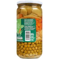 Mezcla de verduras EROSKI, frasco 425 g