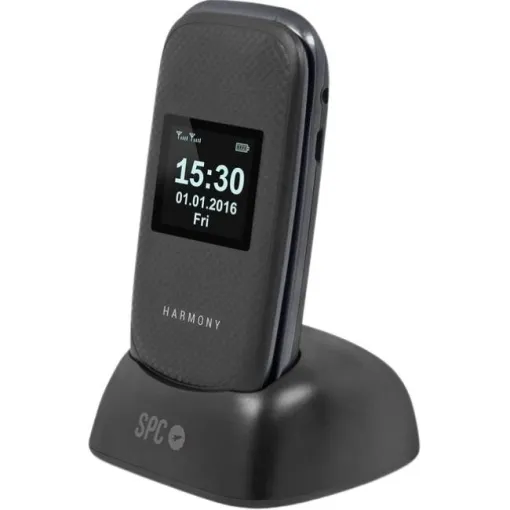 Teléfono móvil libre negro, 2304N Harmony SPC