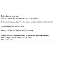 Molinillo de sal con ajo SAL DE AÑANA, frasco 70 g