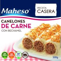 Canelones de carne con bechamel MAHESO, caja 300 g