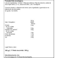 Tomate frito casero ecológico HIDA, frasco 350 g