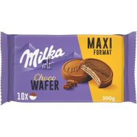 Galleta de chocolate con leche MILKA CHOCOWAFER, caja 300 g