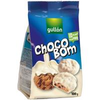 Galleta chocobom blanco GULLÓN, paquete 100 g