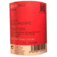 Vino Tinto IGP Illes Balears ANIMA NEGRA/2, botella 75 cl