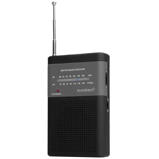 Radio portátil negra RPS42BLISBK SUNSTECH Radio portátil negra RPS42BLISBK SUNSTECH
