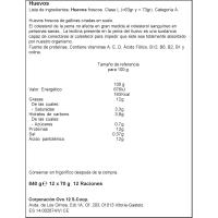 Huevo L suelo HOBEA, cartón 12 uds