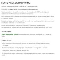 Agua de mar SENTI2, bote 100 ml